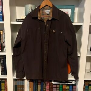 Carhartt snap button 100% cotton shirt/jacket.